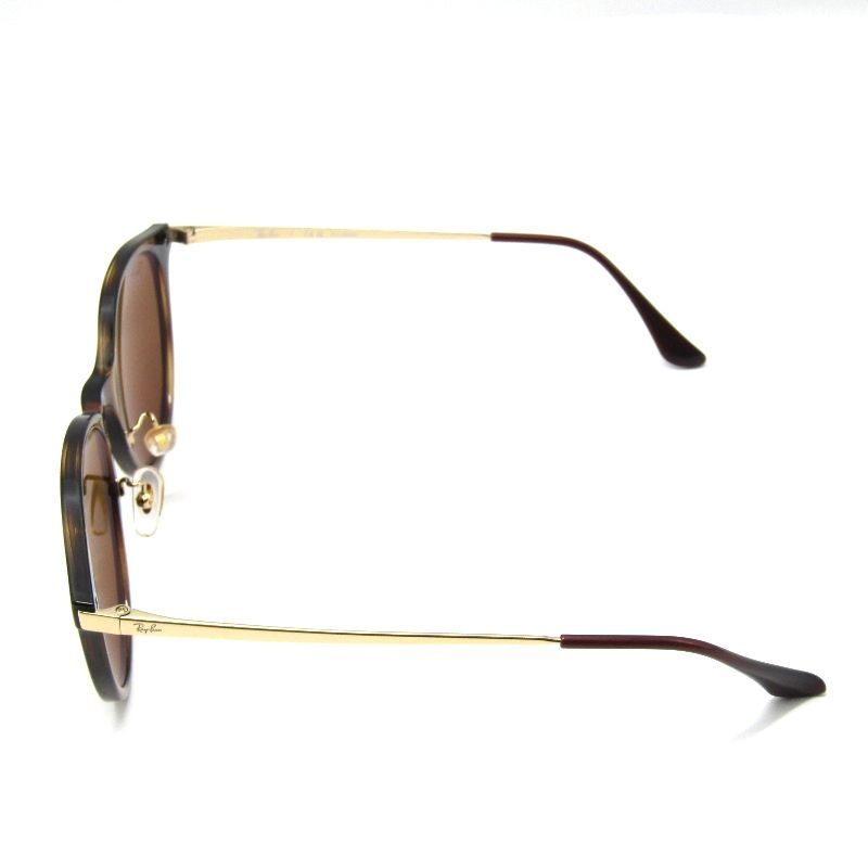 Ray-Ban レイバン サングラス RB 4334 中国製 ボストン 偏光 コンビ 710 83 ライトハバナ ゴールド