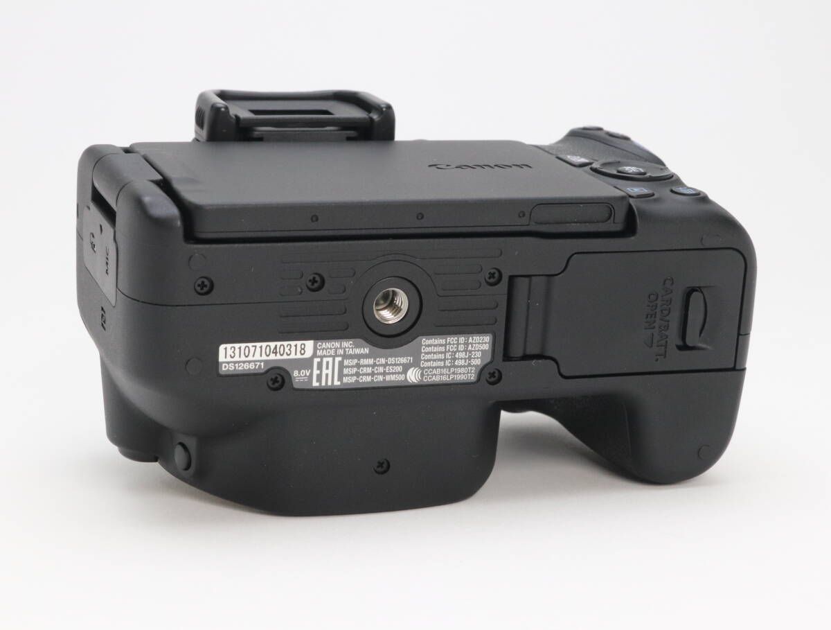  A Canon キヤノン EOS Kiss X 9 EF S 18 55 mm レンズキット ブラック シャッター回数2472 初期不良 対応 111 244 デジタル一眼レフ デジタルカメラ