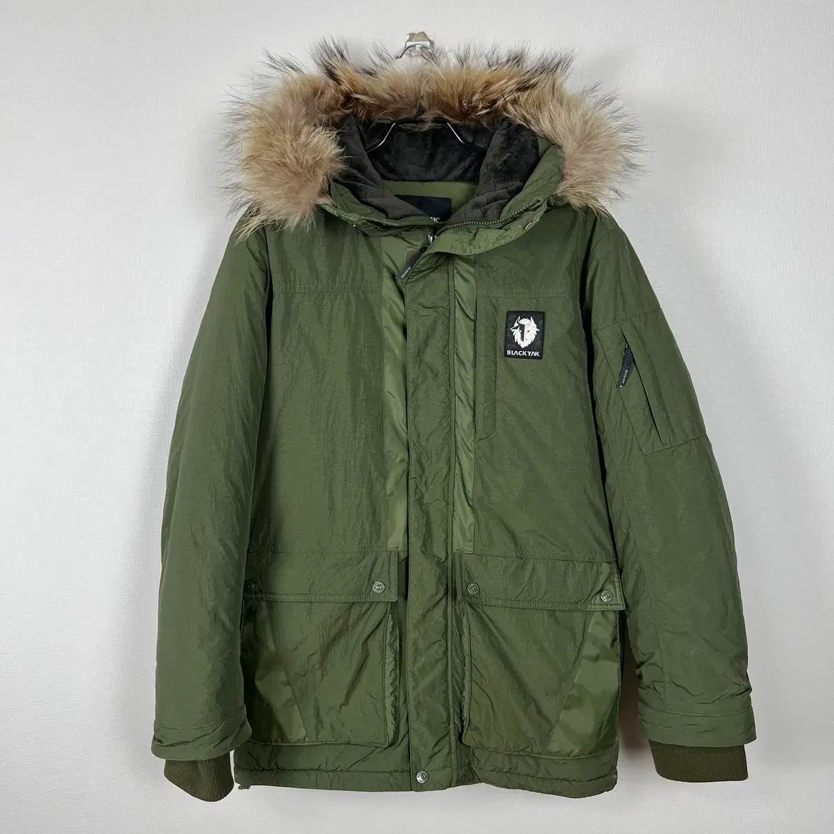 BLACK YAK ブラックヤク カーキ ダウン アウター メンズM 95 ラデン
