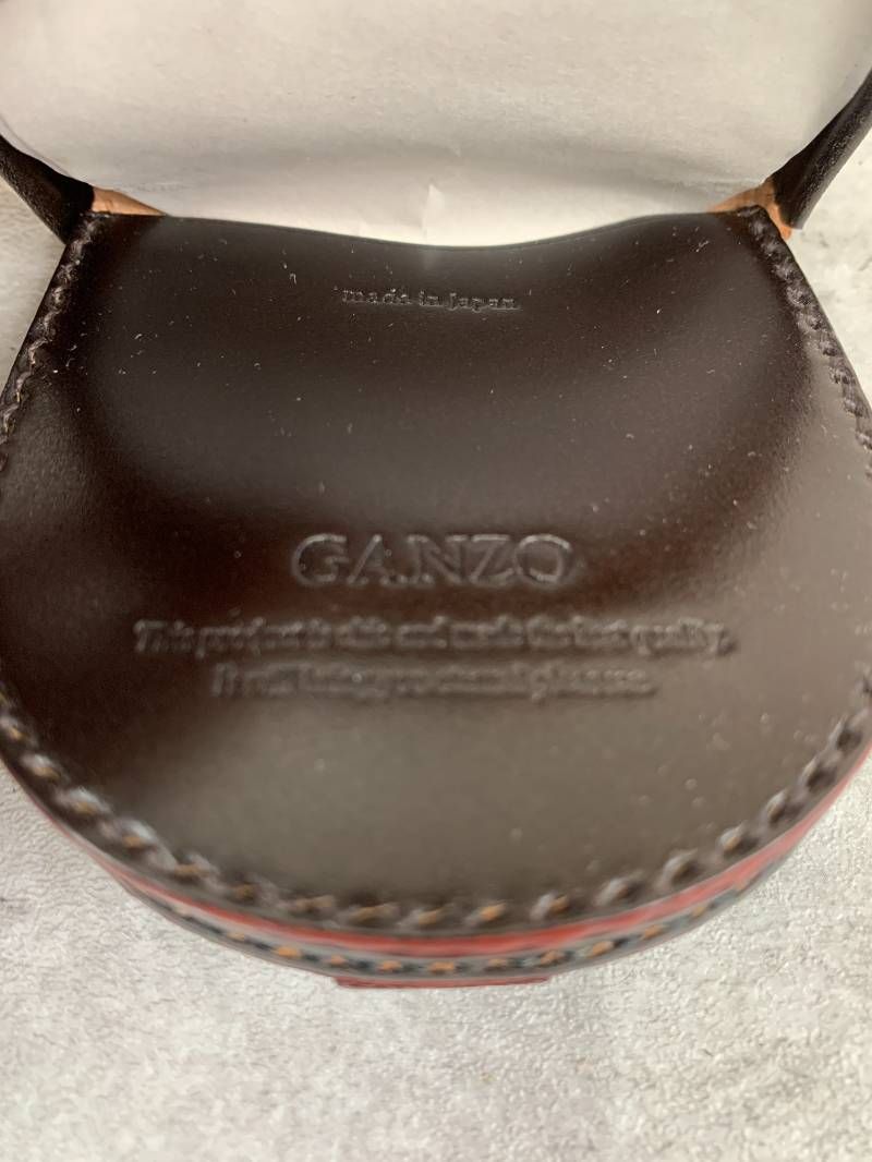 GANZO ガンゾ CORDOVAN (コードバン) コレクション 馬蹄形コインケース GANZO コードバン 馬蹄型 小銭入れ ガンゾ ケース  CORDOVAN