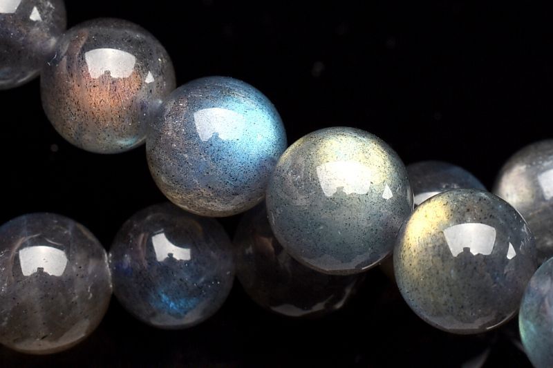 1点物】幻想ブルーシラー ラブラドライト 8.5mm ブレスレット