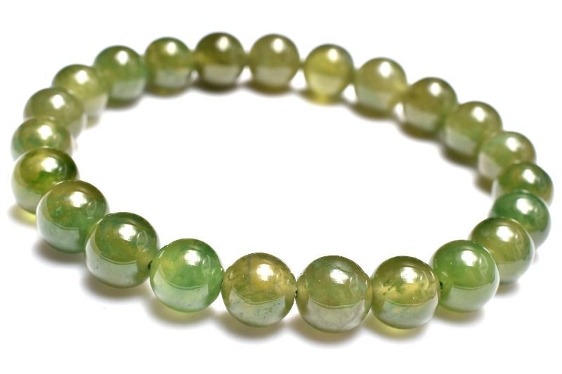 1点物】希少◇高発色 アイドクレース(ベスビアナイト) 8mm