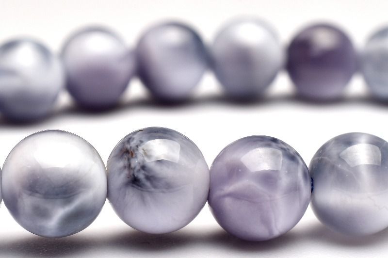 1点物】AAA希少◇人気アイテム パープルラリマー 7mm ブレスレット