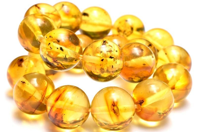 虫入り琥珀アンバー 9
