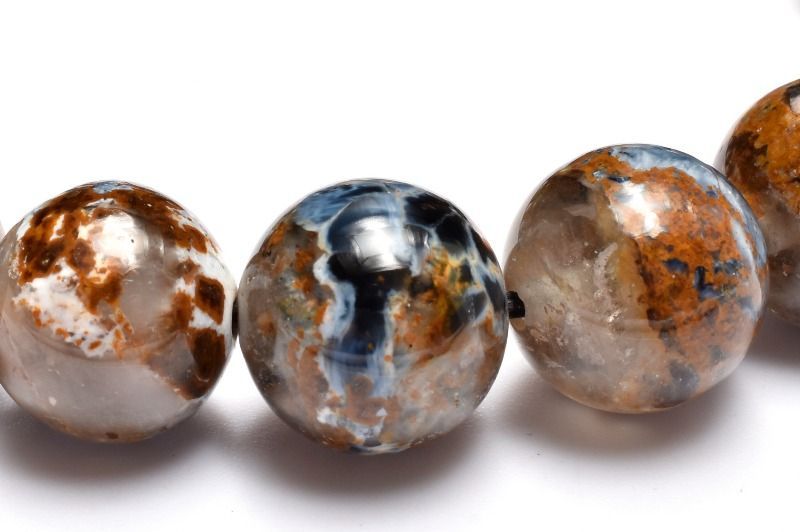 １点物 渦巻く模様が魅せる結晶美 ピーターサイトシリカ 11.5-12 mm ブレスレット パワーストーン 天然石 _MC 2394