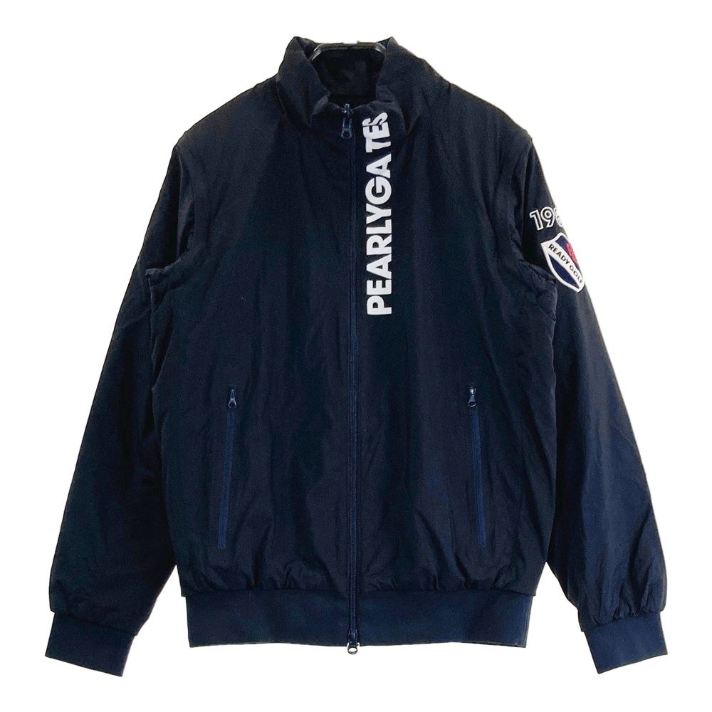 サイズ 3 PEARLY GATES パーリーゲイツ 2 WAY リバーシブル 中綿ジャケット ブラック系 ゴルフウェア メンズ ストスト
