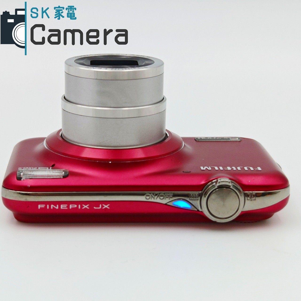 中古】 FUJIFILM FINEPIX JX コンパクトデジタルカメラ 赤 富士