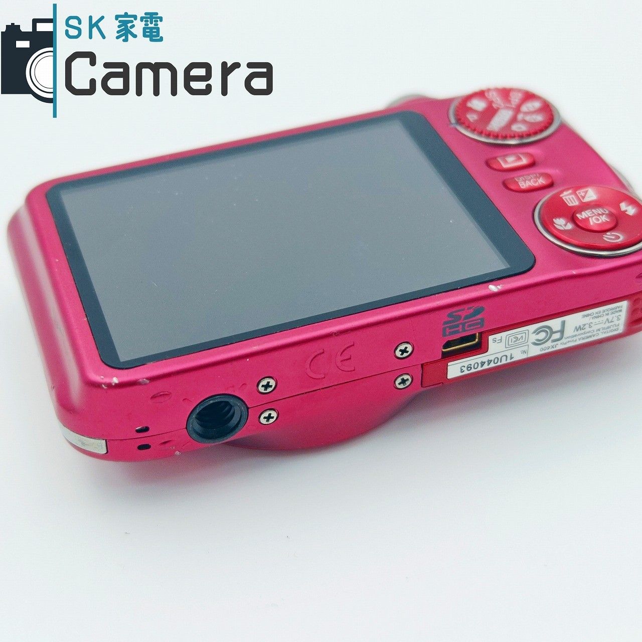 中古】 FUJIFILM FINEPIX JX コンパクトデジタルカメラ 赤 富士