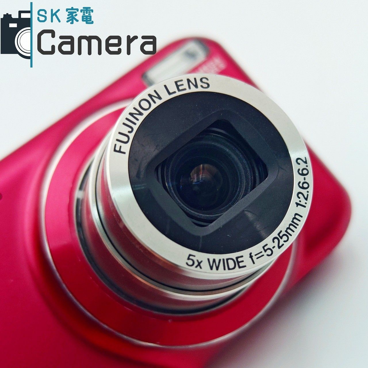中古】 FUJIFILM FINEPIX JX コンパクトデジタルカメラ 赤 富士