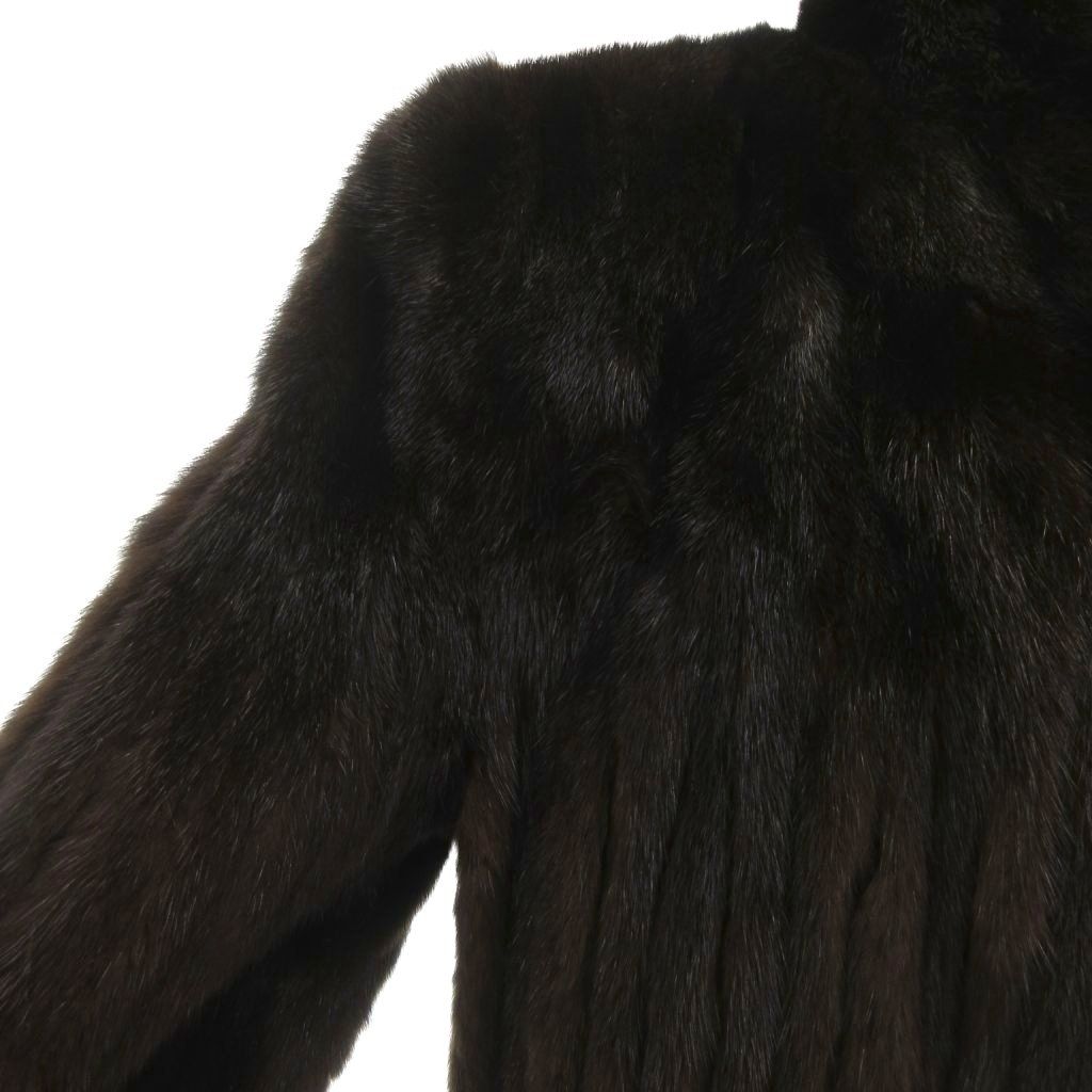 サガミンク SAGA MINK 銀サガ ファーコート ミンク 毛皮 S ハーフ丈