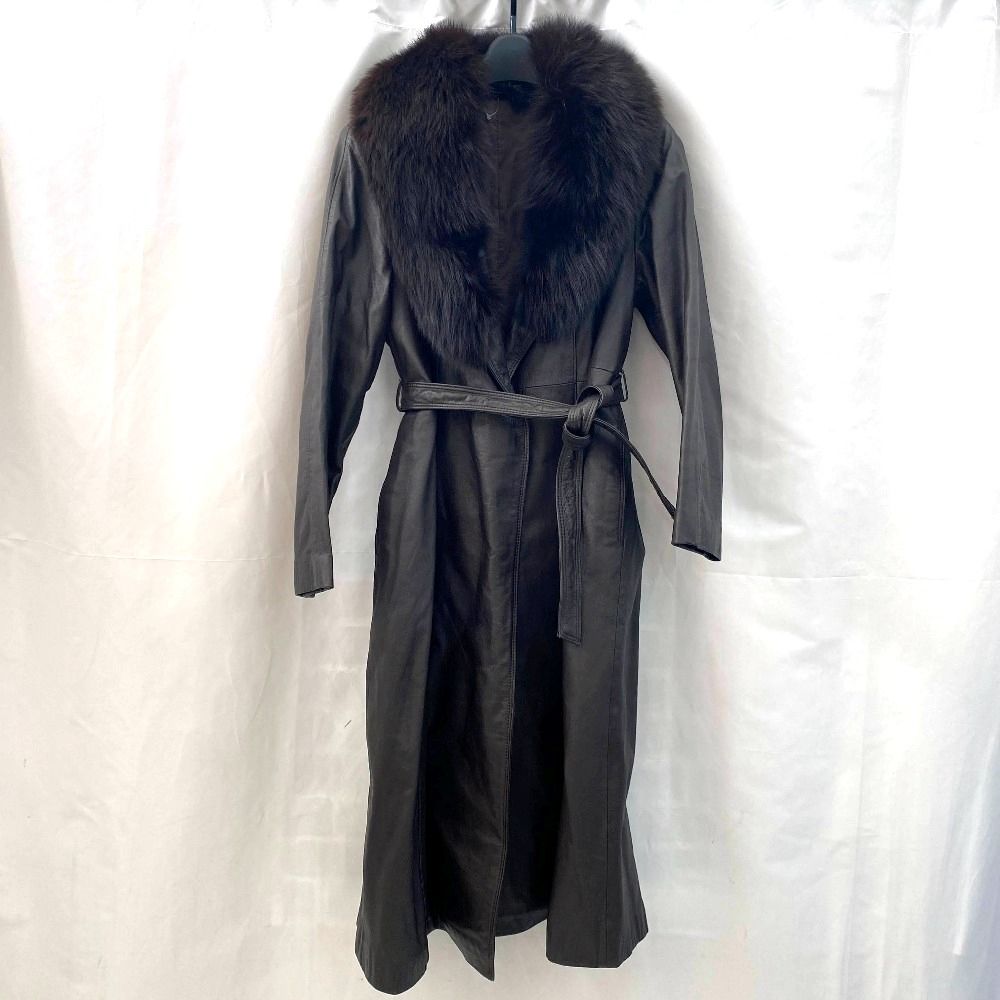 03wm22793 JULIAN Partina ジュリアンパルティーナ レザーロングコート