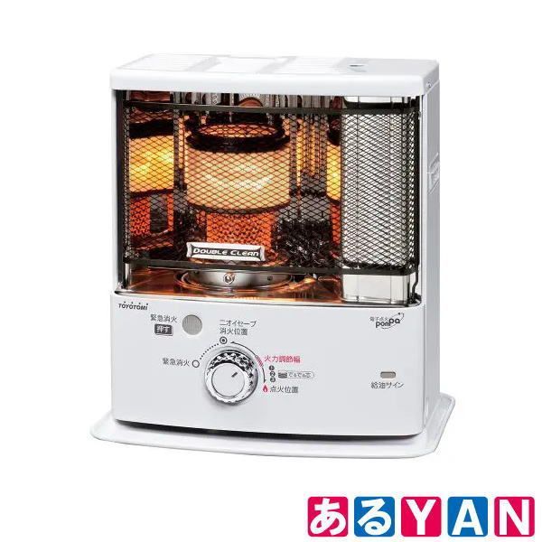 開梱品 トヨトミ 石油ストーブ RC-S 2824 W ホワイト 木造7畳 コンクリート10畳 ダブルクリーン
