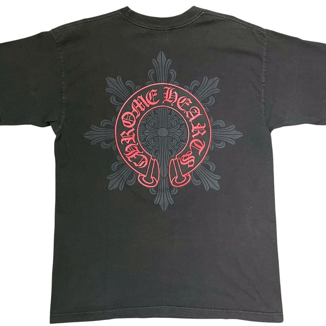 クロムハーツ Chrome Hearts OLD ホースシューフローラルクロス