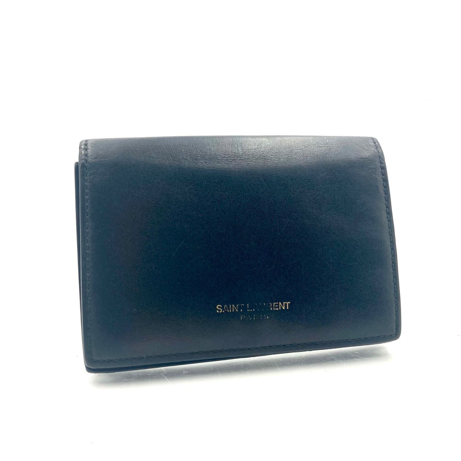 □美品□SAINT LAURENT PARIS サンローランパリ 名刺入れ カードケース