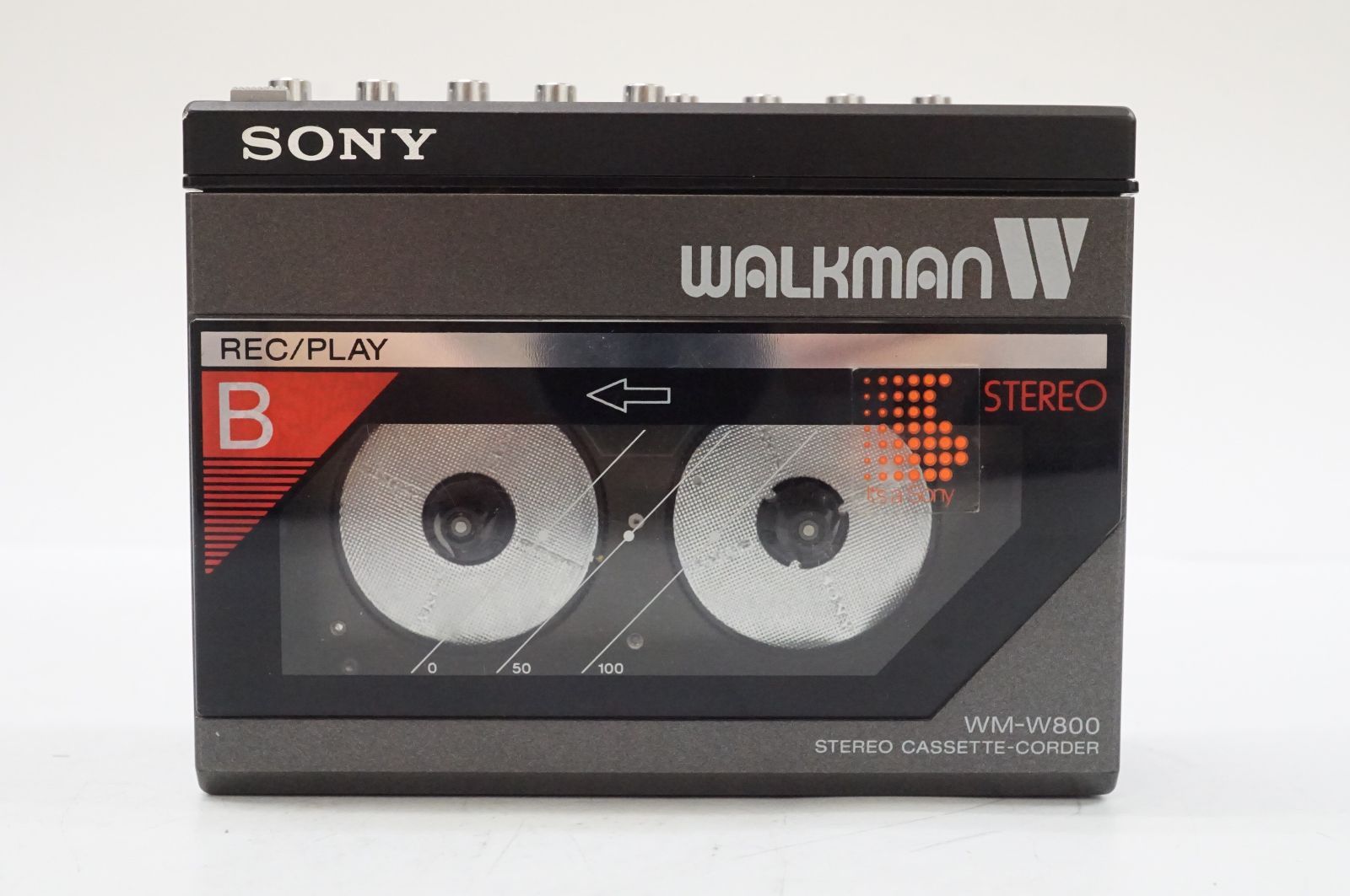 C 291327 SONY ダブルカセットウォークマン WM W 800