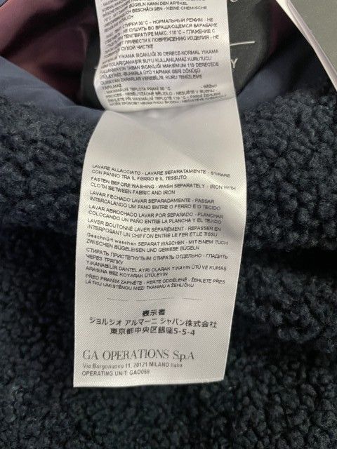 中古】ARMANI EXCHANGE ｱﾙﾏｰﾆｴｸｽﾁｪﾝｼﾞ BLOUSON JACKET ﾌﾞﾙｿﾞﾝ ｼﾞｬｹｯﾄ 