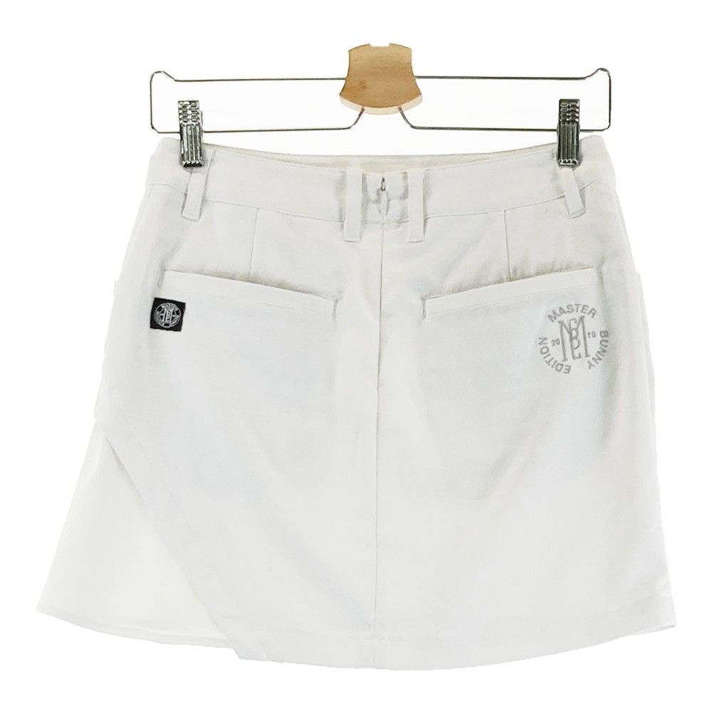 サイズ 0 MASTER BUNNY EDITION マスターバニーエディション モデル ストレッチ スカート ホワイト系 ゴルフウェア レディース ストスト