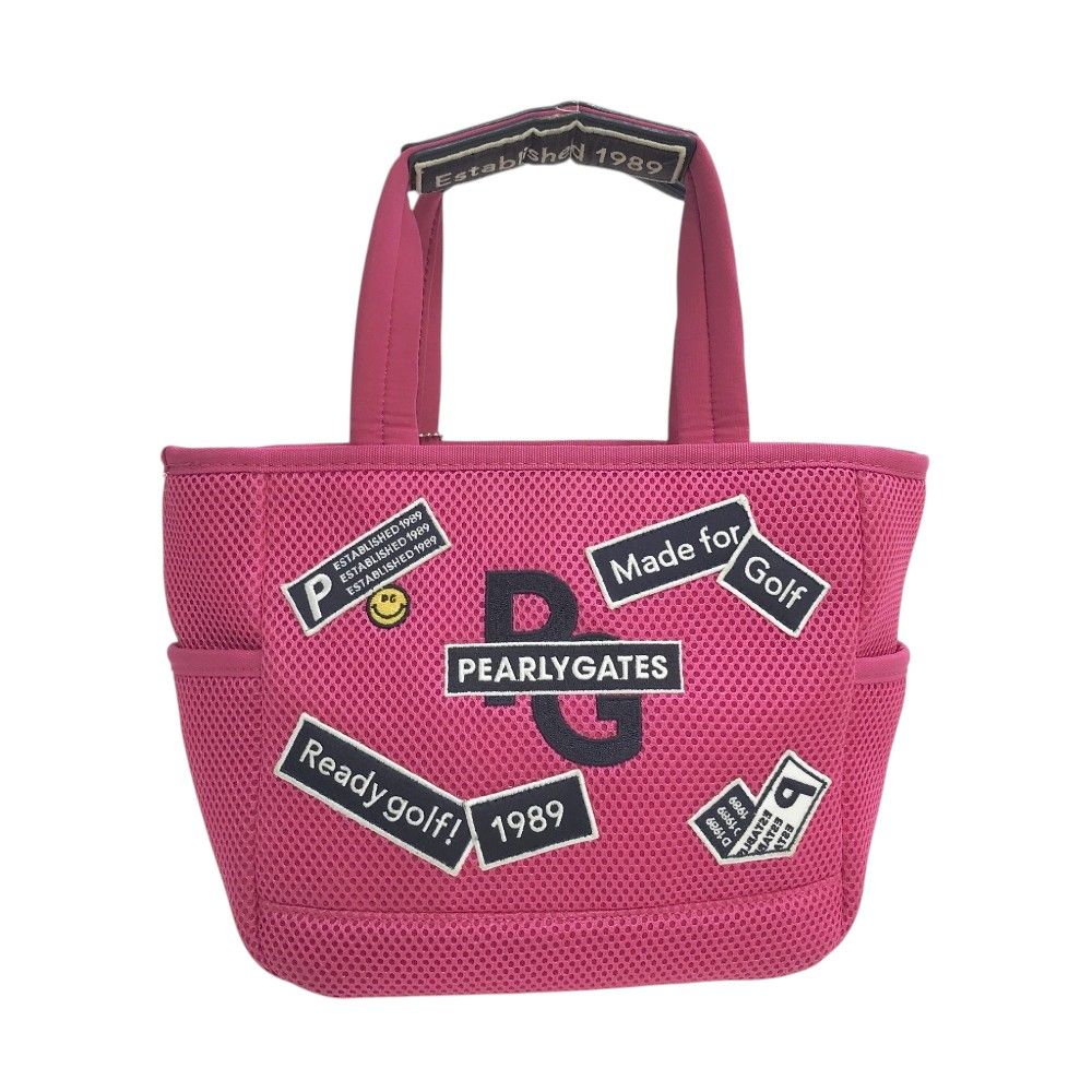 パーリーゲイツ　カートバッグ　総柄　ゴルフ　ニコちゃん PEARLY GATES パーリーゲイツ カートバッグ ニコちゃん ステッカー