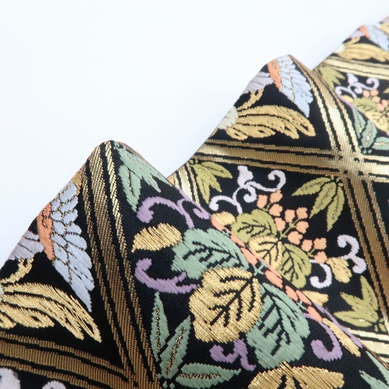 百華❀O-184◇新品 正絹 着物 五三の桐 鳳凰 袋帯 単品 - メルカリ