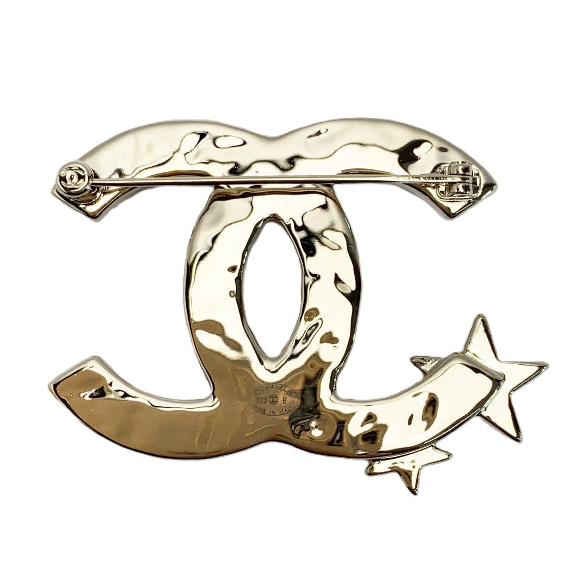 CHANEL シャネル ココマーク スター ブローチ ゴールド GP ラインストーン