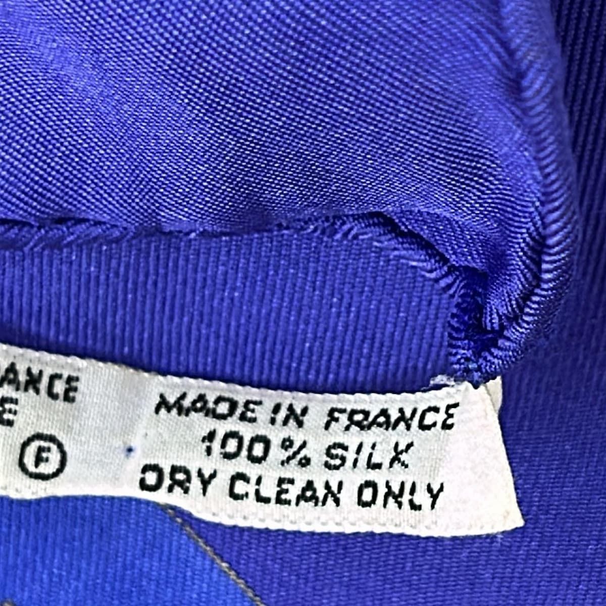  HERMES エルメス スカーフ カレ90 ブルー グレーベージュ マルチ バンダナ スカーフ 小物