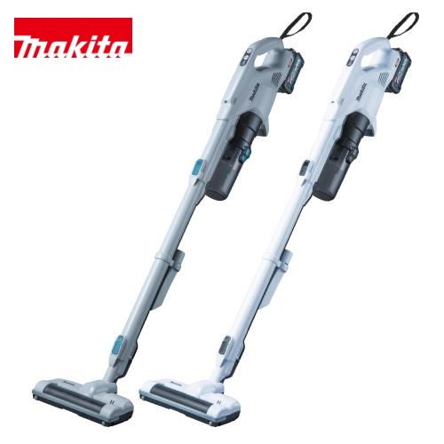 マキタ 充電式クリーナ グレー 白 40 Vmax 2 5 Ah バッテリ 充電器付 サイクロン 掃除機