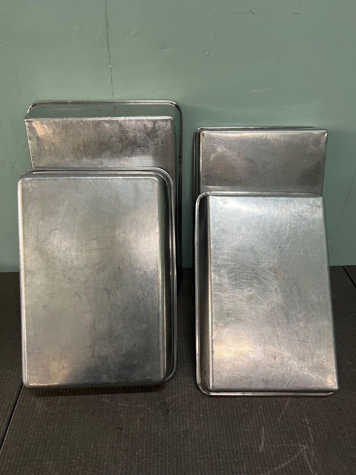 ⭐︎ 調理器具 販売 業務用 ステンレス 深型 バット 大サイズ 4枚