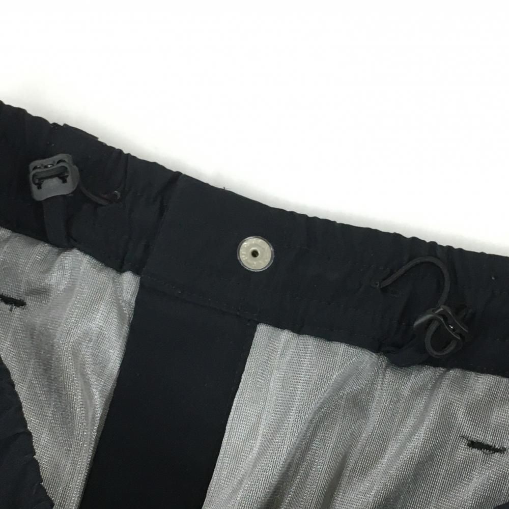 美品】パーリーゲイツ スカート 黒 ロゴパープル 蓄熱裏地 レディース