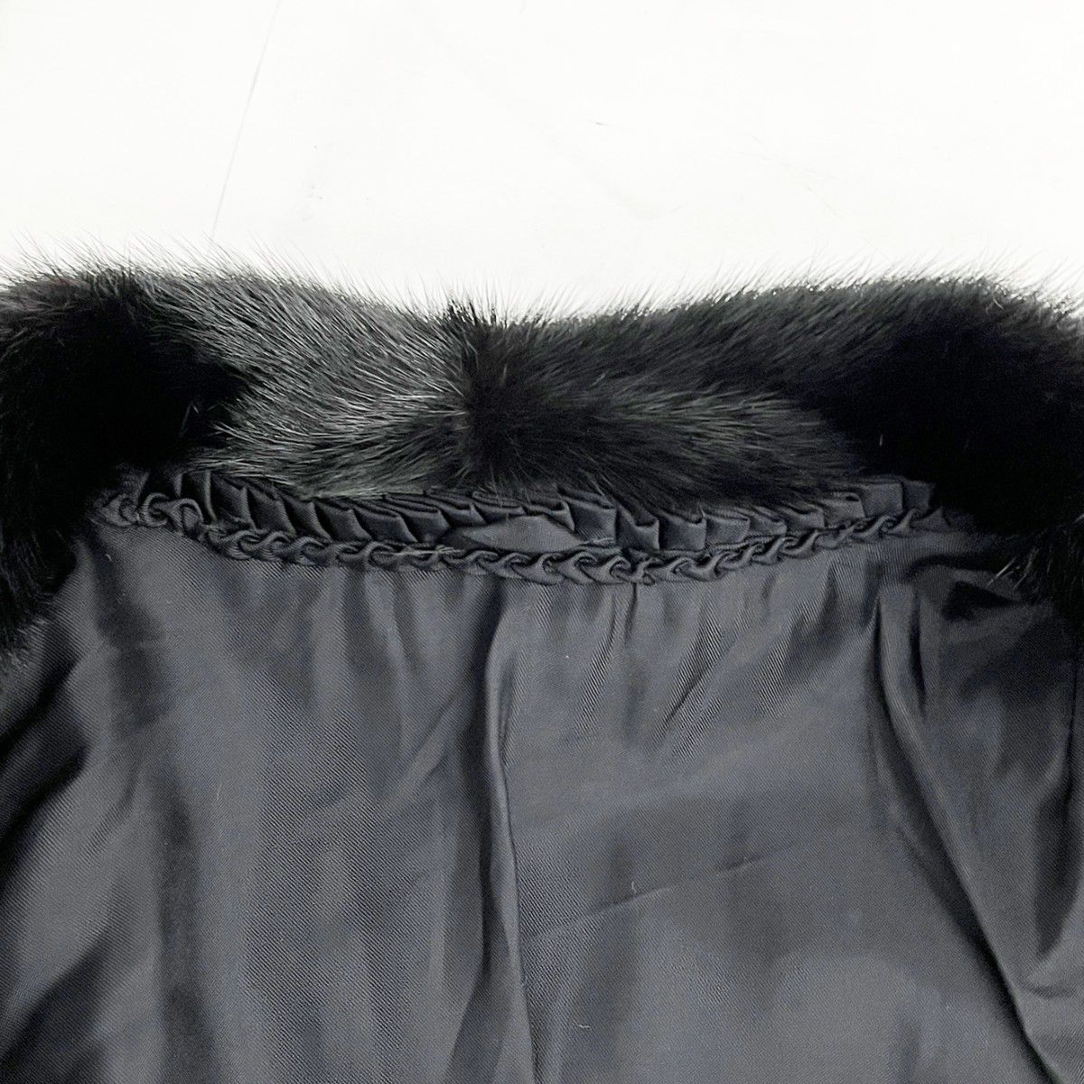 エムジーセーブル　ミンクファー　ブラック　１１号　毛皮　ＭＧ　Ｓａｂｌｅ 極美品 MG Sable FUR セーブル 本毛皮 ミンク コート リアルファー