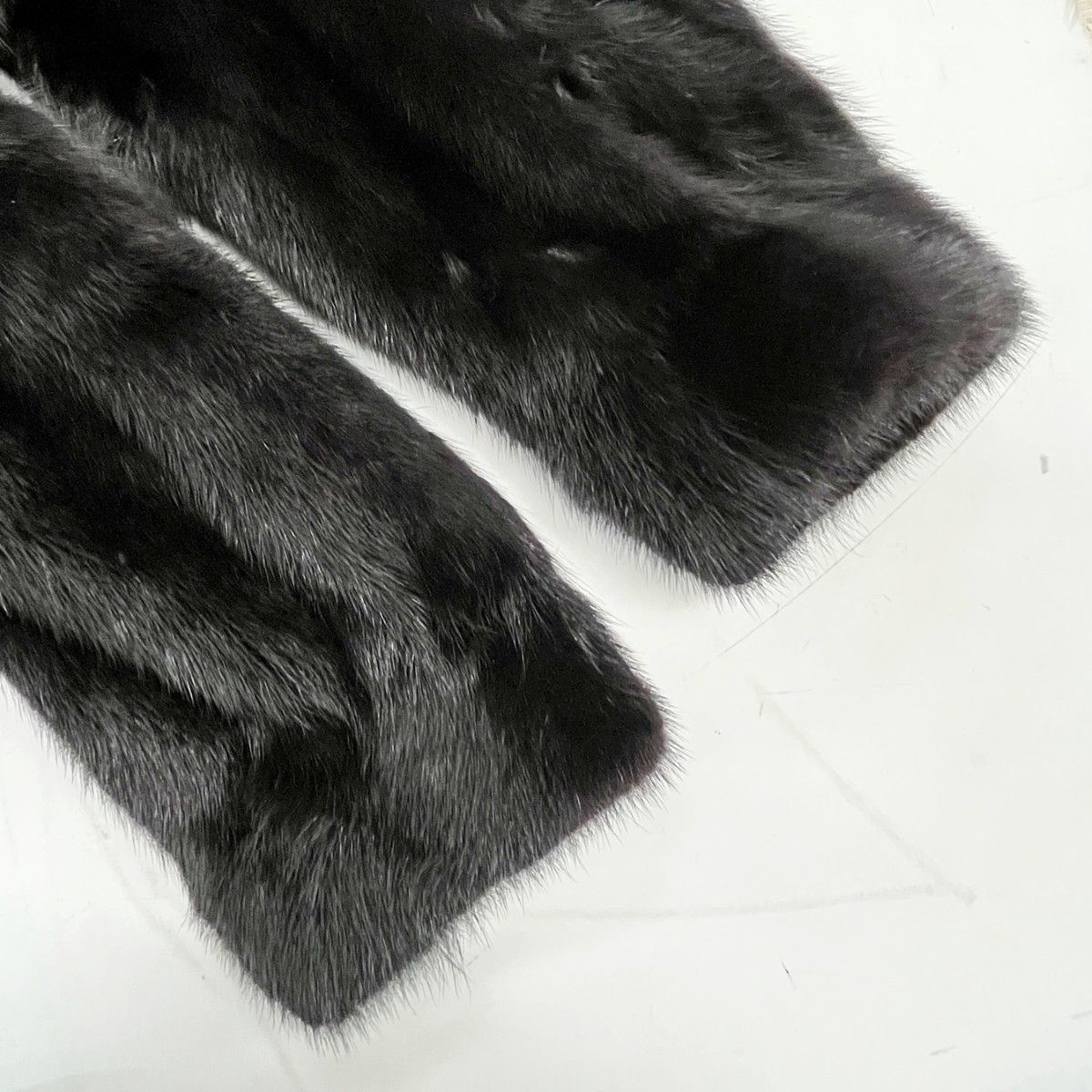 エムジーセーブル　ミンクファー　ブラック　１１号　毛皮　ＭＧ　Ｓａｂｌｅ 極美品 MG Sable FUR セーブル 本毛皮 ミンク コート リアルファー