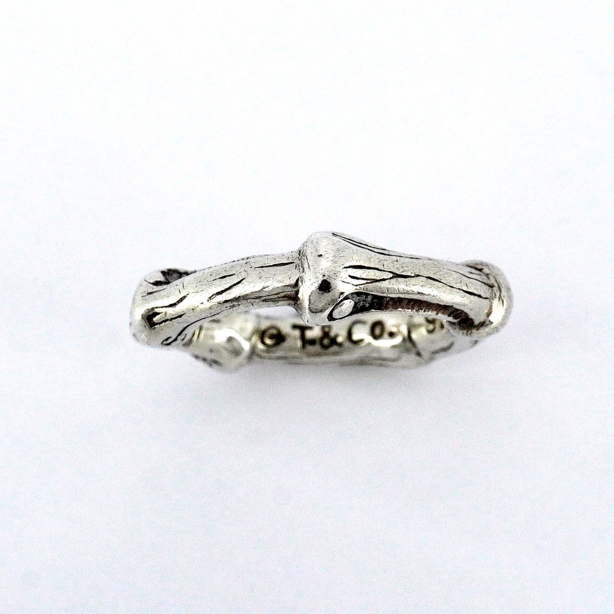 Tiffany & Co. バンブーリング シルバー 1989 year (5号 Tiffany & Co. - Tiffany バンブーリング 5.5号希少の通販 by こう