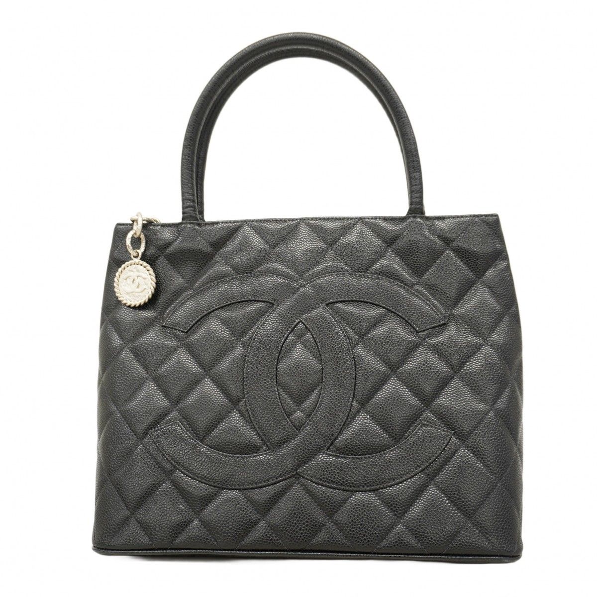 5pb1893-h】シャネル トートバッグ 復刻トート キャビアスキン