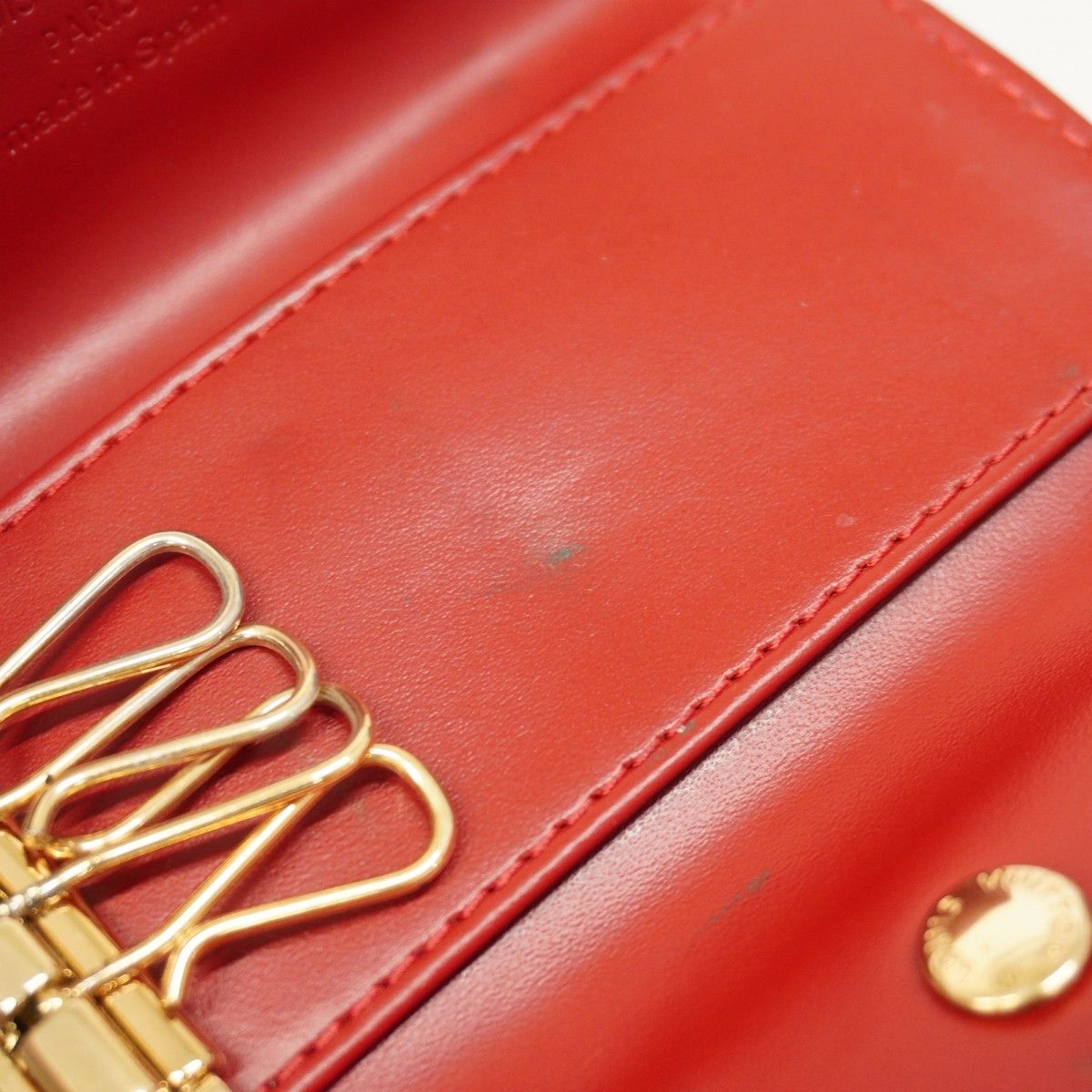 5pb1962】ルイヴィトン キーケース ヴェルニ ミュルティクレ4 M91976