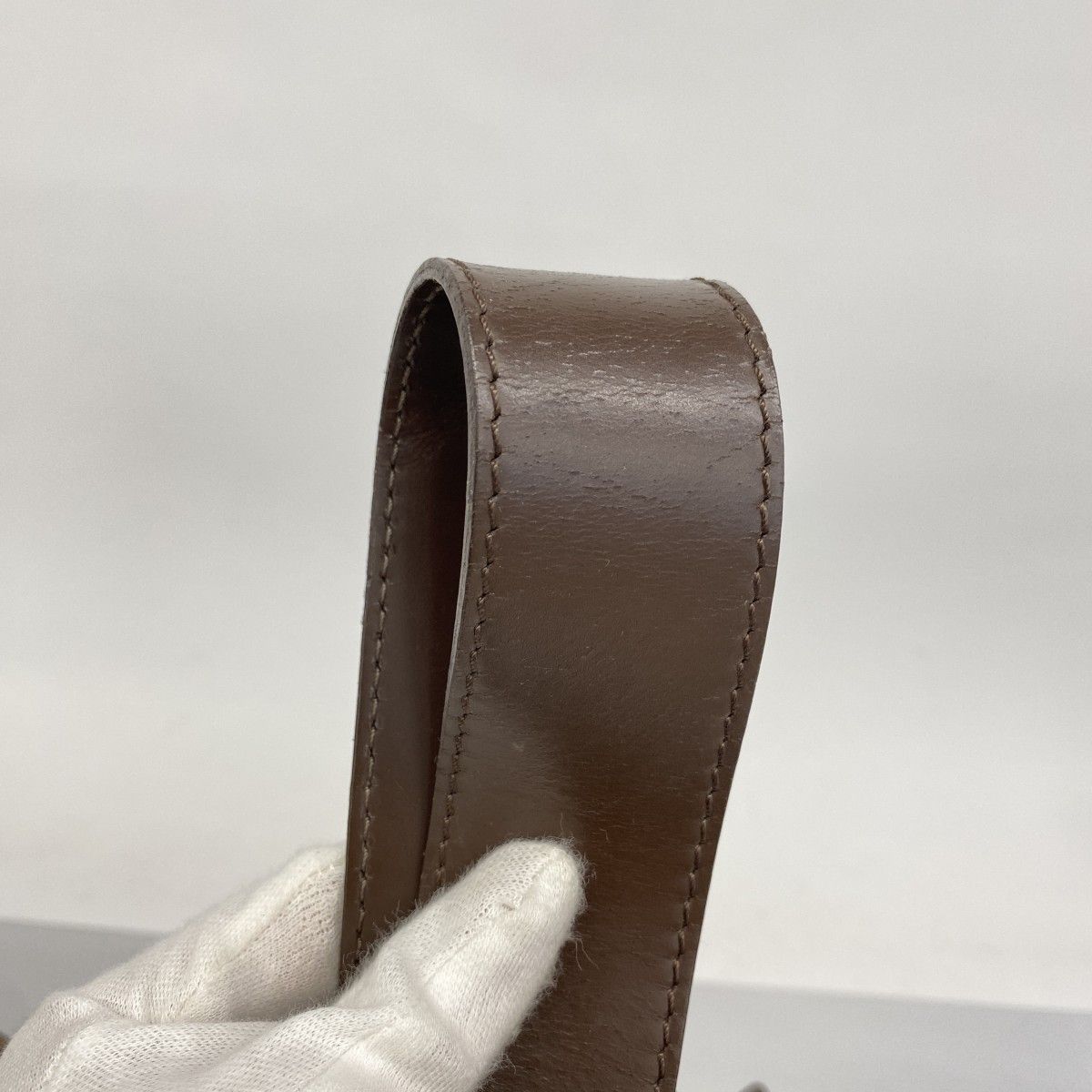 5pb1661】ルイヴィトン ショルダーバッグ ダミエ アベス N45257 エベヌ