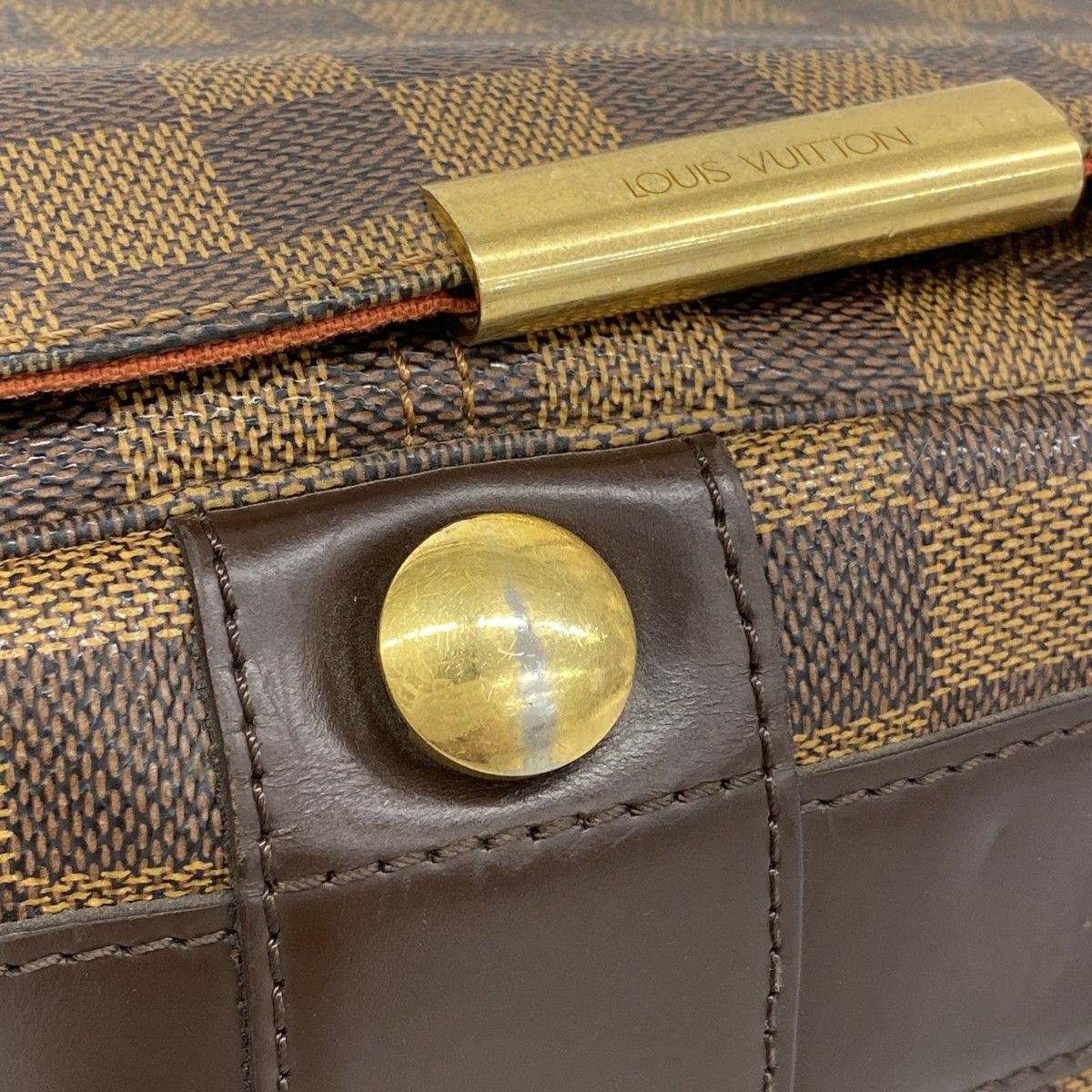 5pb1661】ルイヴィトン ショルダーバッグ ダミエ アベス N45257 エベヌ