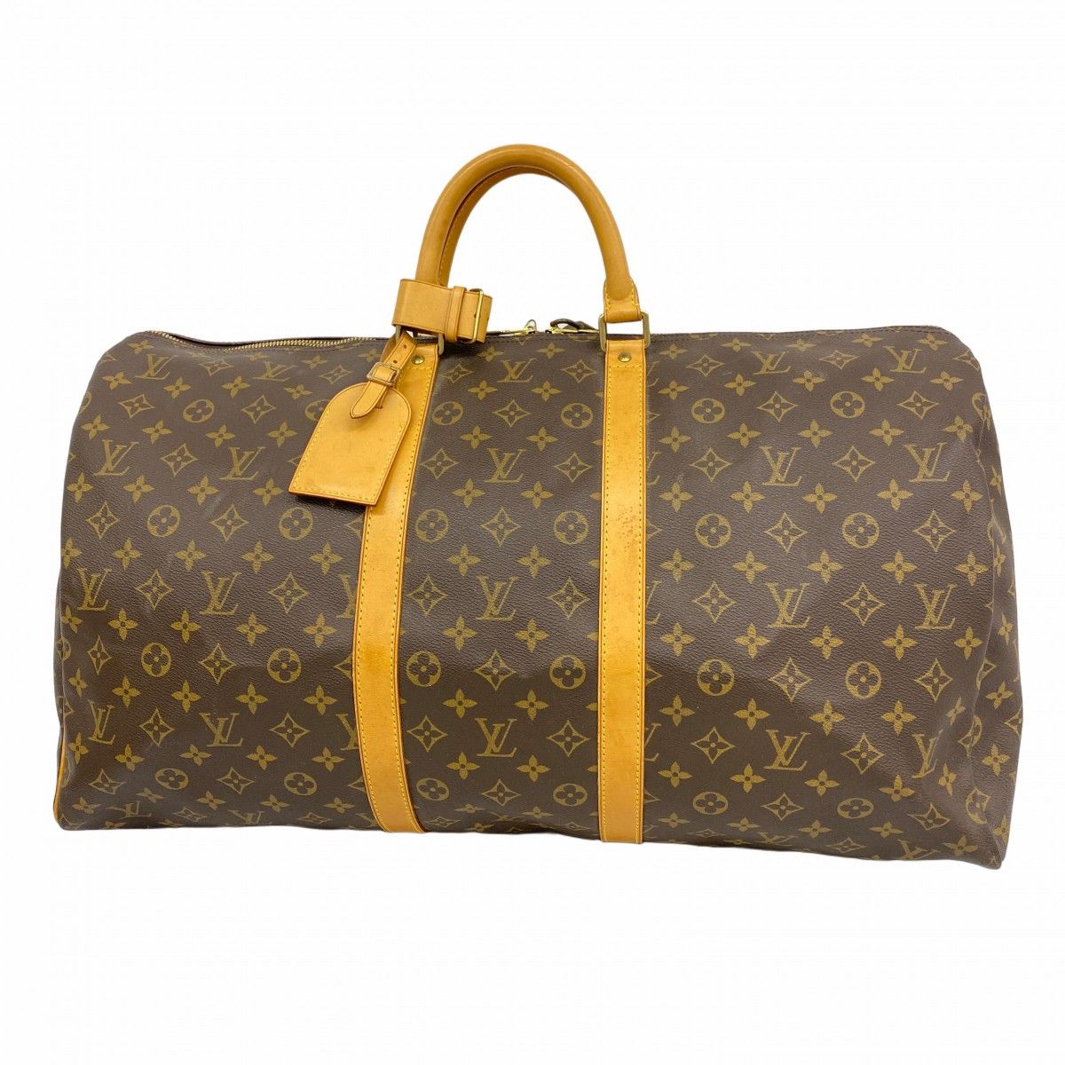 5 pb 1797 ルイヴィトン ボストンバッグ モノグラム キーポル55 M 41424 ブラウン メンズ レディース ユニセックス