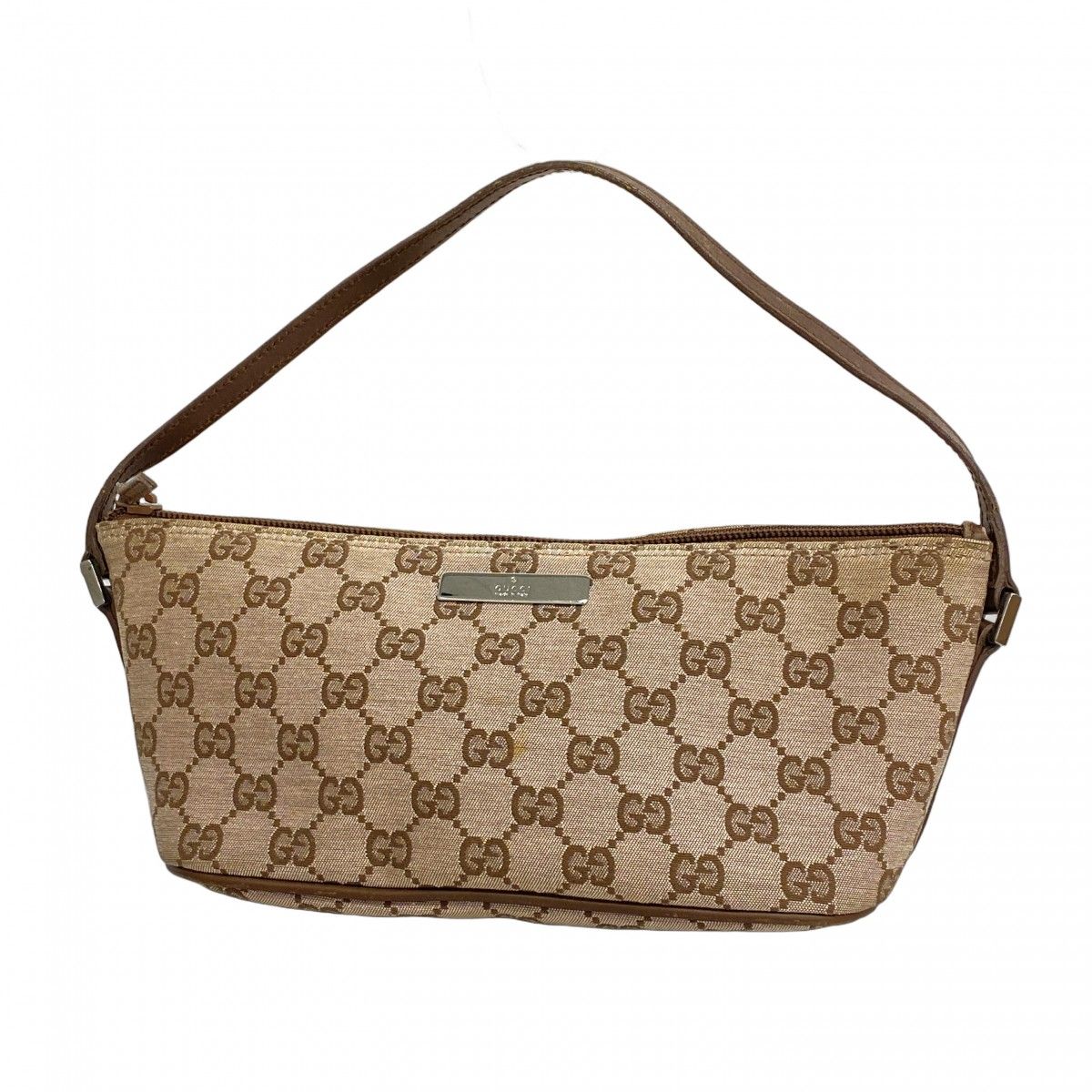 5pb1807】グッチ ポーチ GGキャンバス 039 1103 キャンバス ブラウン