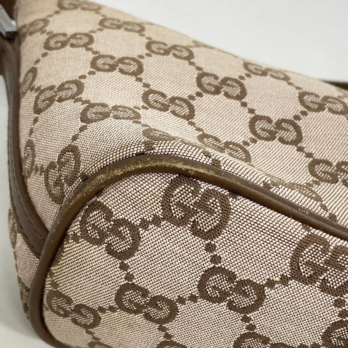 5pb1807】グッチ ポーチ GGキャンバス 039 1103 キャンバス ブラウン