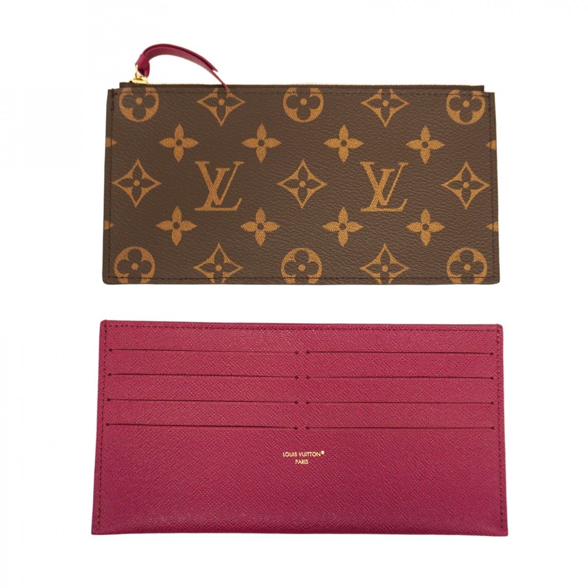 【5pb1858-h】ルイヴィトン ショルダーウォレット モノグラム ポシェットフェリシー M81896 フューシャ【中古】レディース 5pb1858-h】ルイヴィトン ショルダーウォレット モノグラム ポシェット