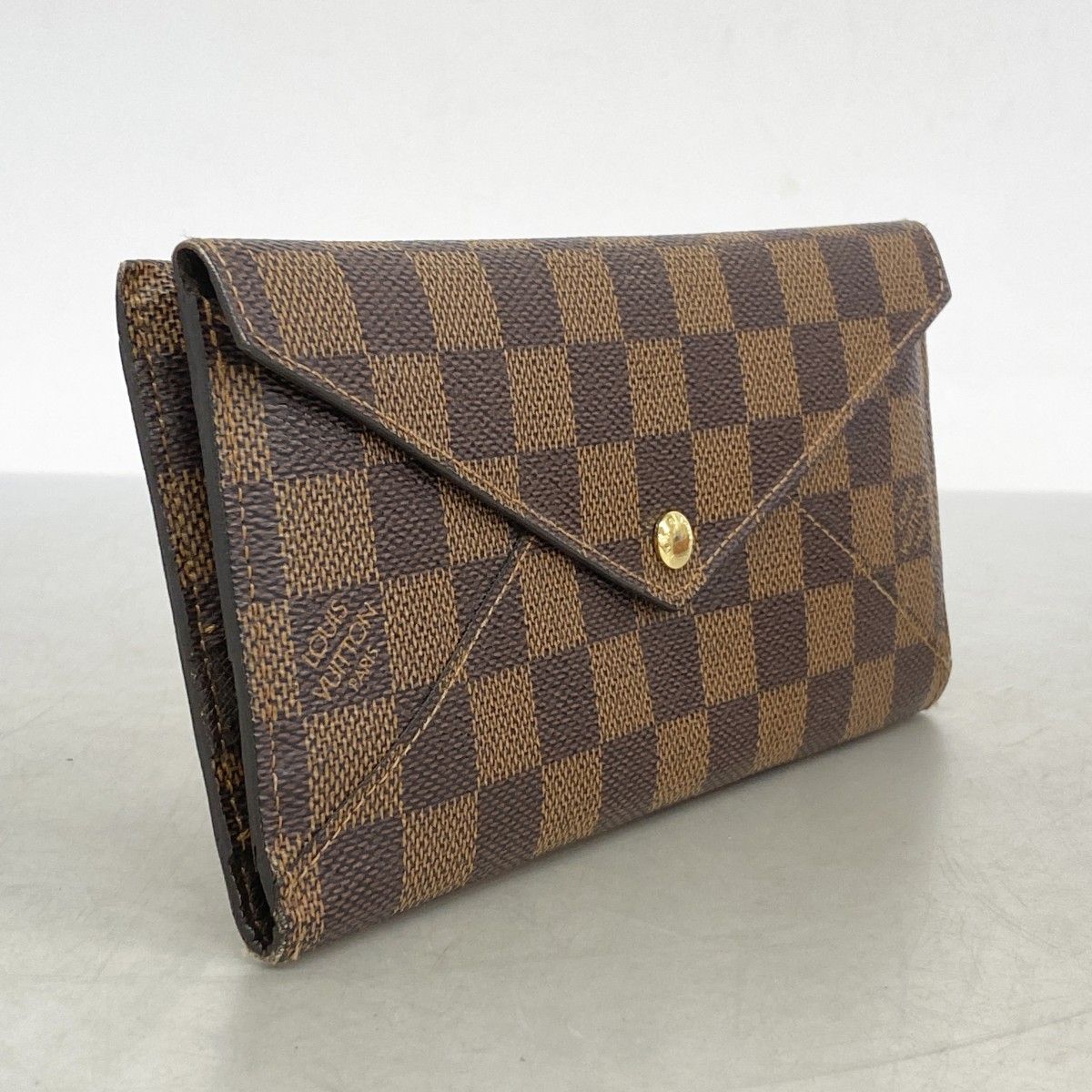 5pb1876】ルイヴィトン 長財布 ダミエ ポルトフォイユオリガミロン