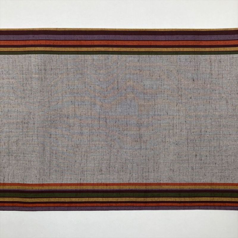  たんす屋 リユース帯 帯 袋帯 グレー 青紫 カジュアル リバーシブル 全通 間道 絞り ぼかし染め 袋帯 帯