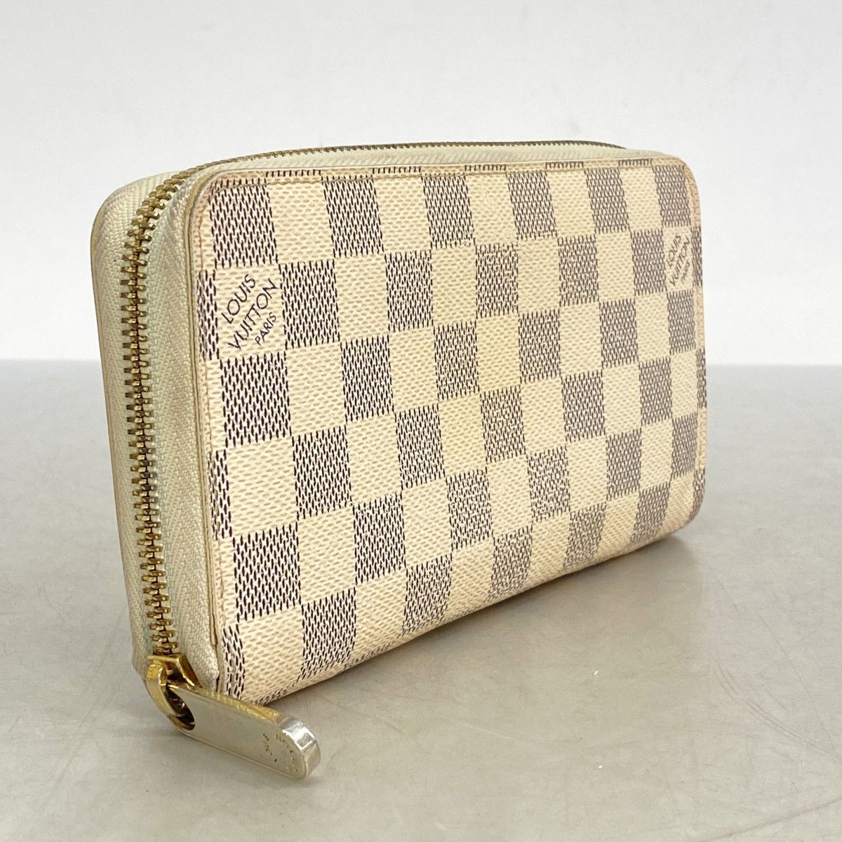 5pb1886】ルイヴィトン 長財布 ダミエ・アズール ジッピーウォレット
