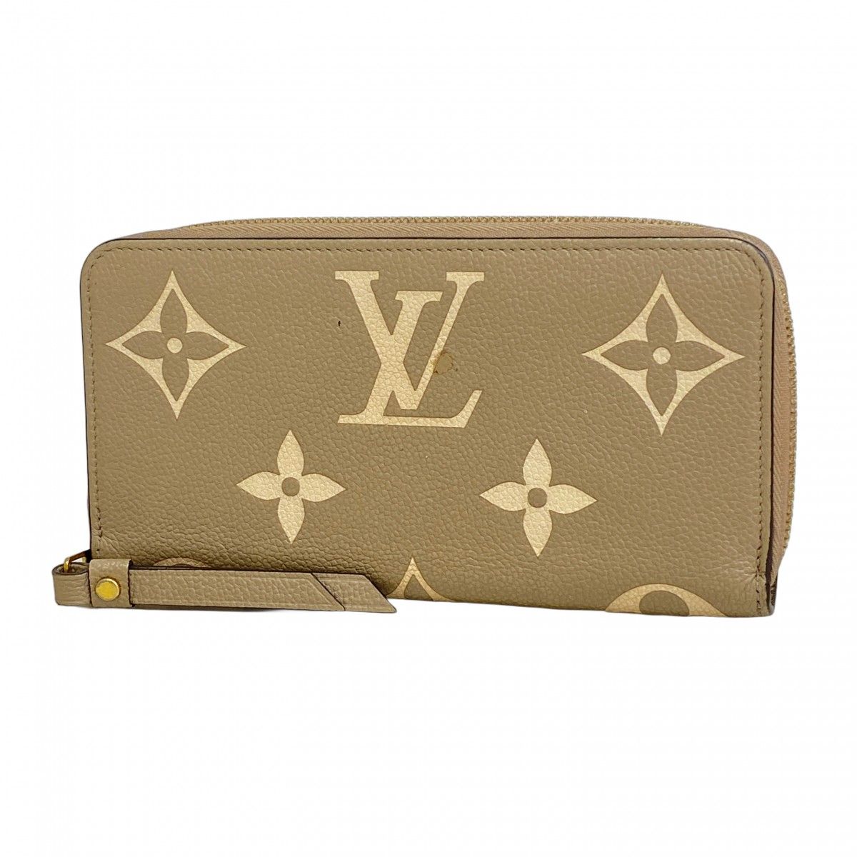 【5pb1888】ルイヴィトン 長財布 モノグラム・アンプラント バイカラー ジッピーウォレット M69794 トゥルトレール クレーム【中古】レディース 5pb1888】ルイヴィトン 長財布 モノグラム・アンプラント バイカラー