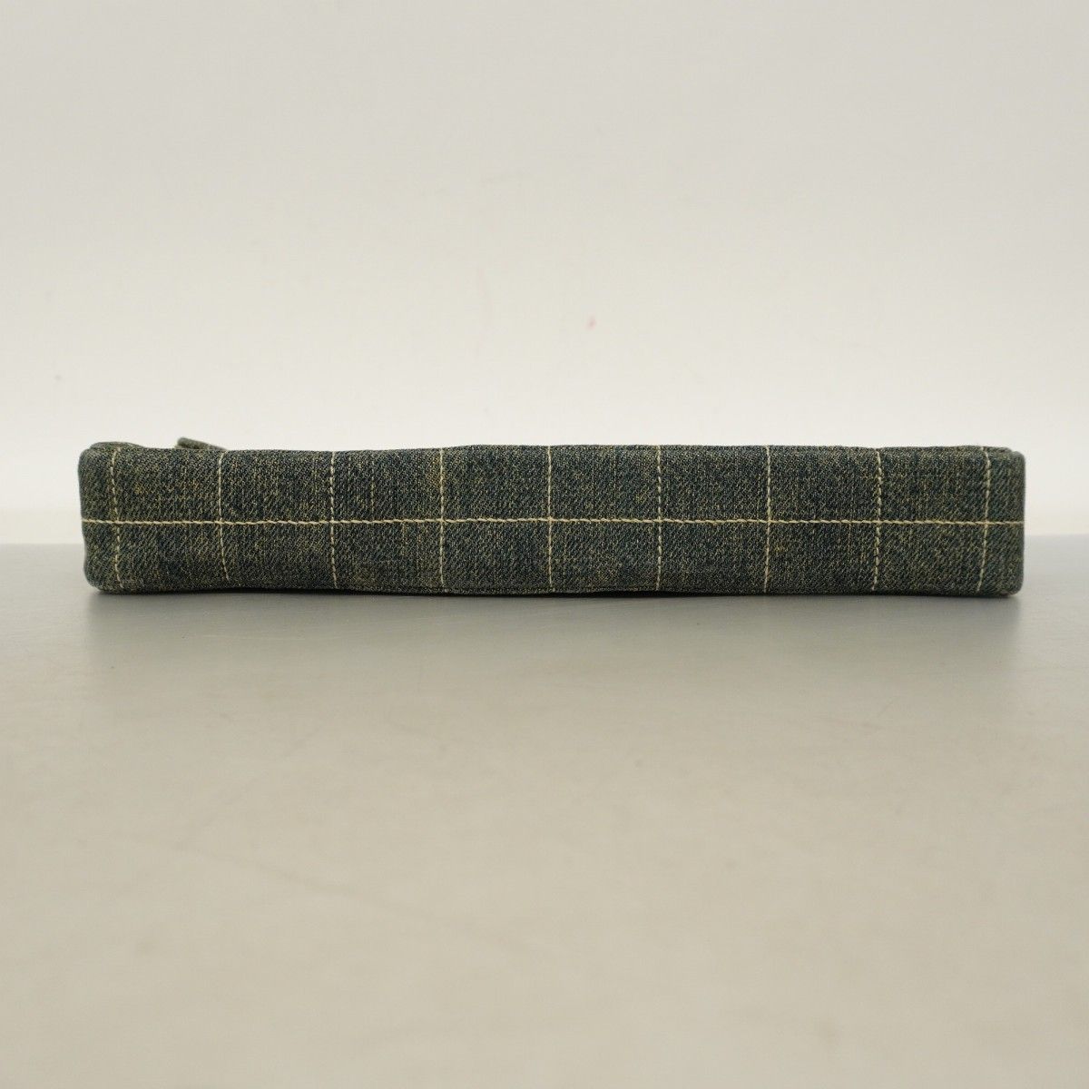 5pb1954】シャネル ショルダーバッグ チョコバー デニム ブルー