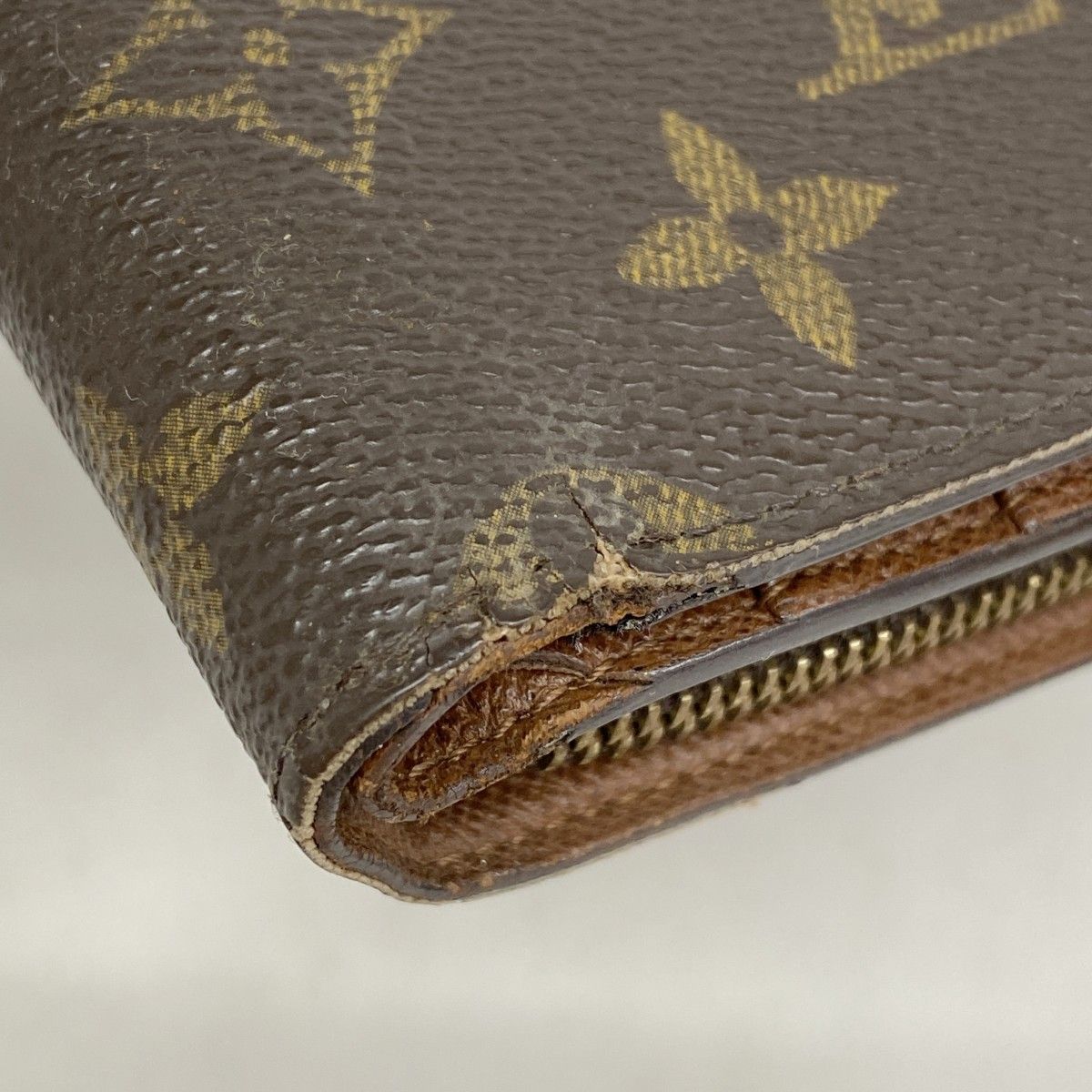 5pb1968】ルイヴィトン 財布 モノグラム ポルトパピエジップ M61207