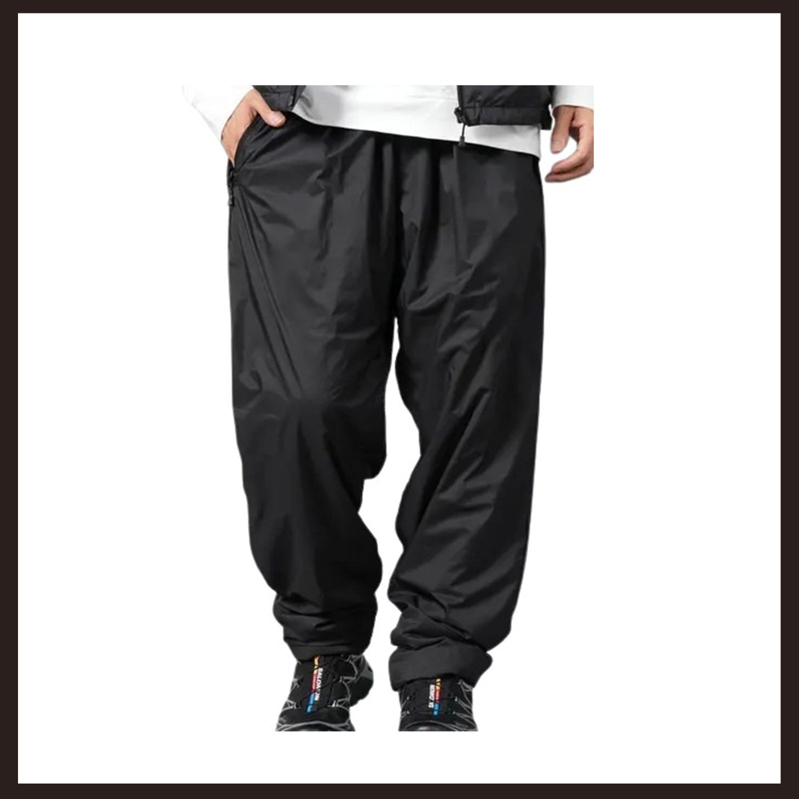 D VEC ディーベック ナイロンリップストップパンツ 4 ブラック