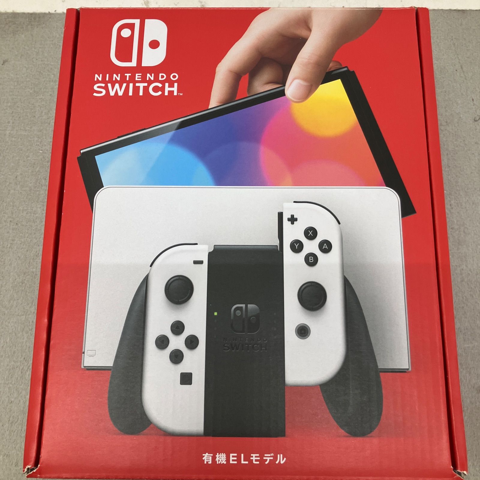 Switch本体有機EL Joy-Conホワイト PDQ 009 f 090