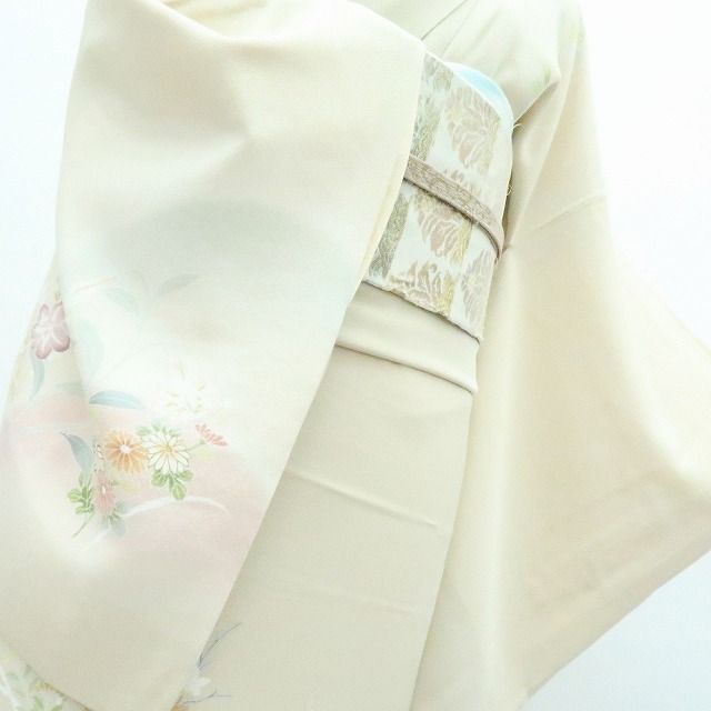 m2092＊新品 正絹 仕付け糸付き 金駒刺繍 椿 梅 橘 手縫い仕立て 訪問着 hm2033_4.jpg