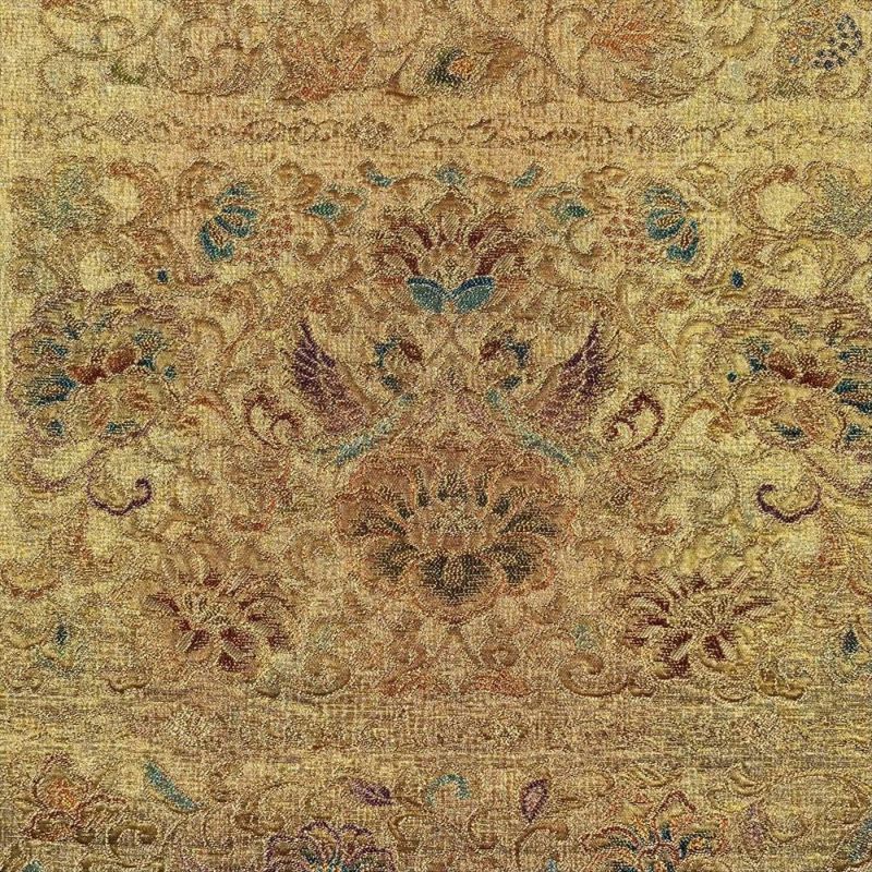 たんす屋 リユース帯 帯 袋帯 金 セミフォーマル カジュアル 六通 金糸 横段 向かい鳳凰 蔓花 オリエンタル