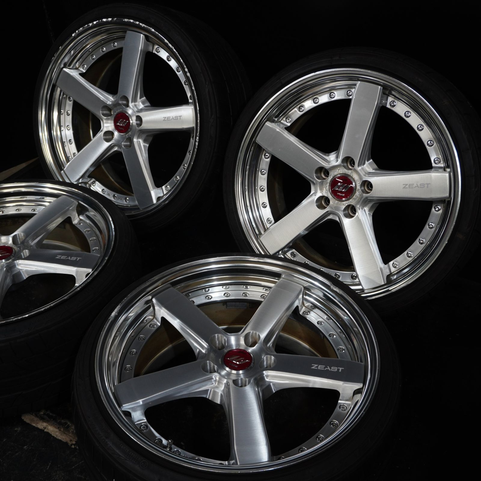 NITTO NT 555 G 2 WORK ZEAST ST 225 35 R 19 9 J 46 5 38 114 3 H 4本 クラウン カムリ マークX スカイライン シルビア等